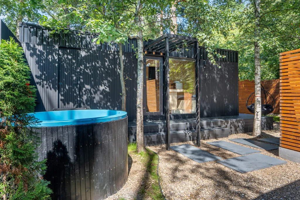 Коттедж Ультрасовременный домик для отдыха вдвоем с сауной, купелью, мангалом — Москва