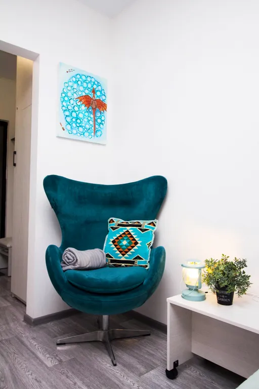 Уютная студия с видом на набережную