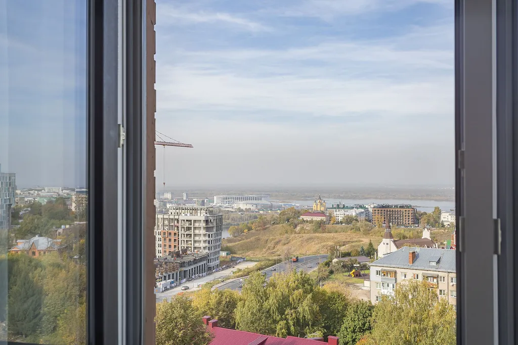 Квартира Квартира Видовой апартамент в Tower Plaza — Нижний Новгород