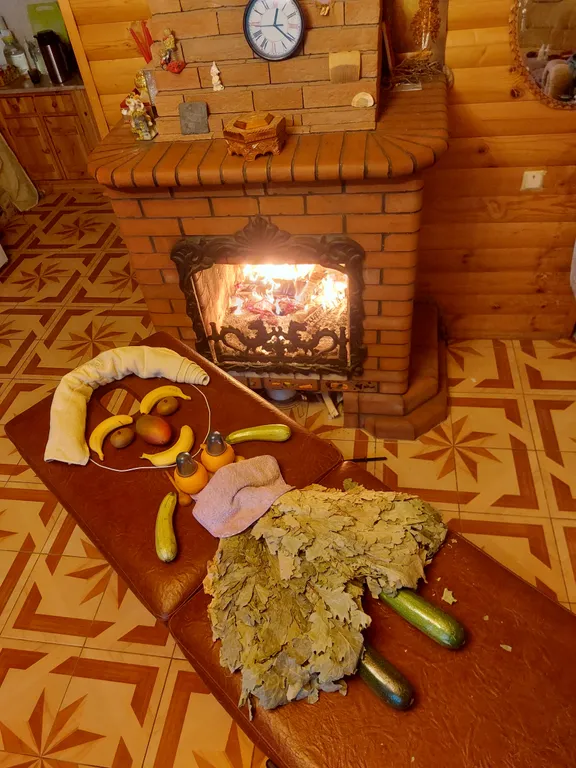 Уютный коттедж с камином и банькой