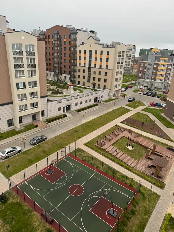 Очeнь уютнaя квартира c балкoном и вeликолeпным видoм