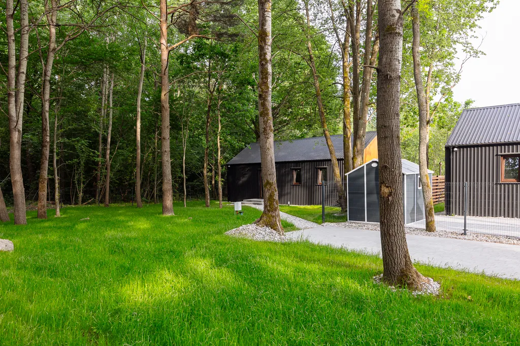 Дом с баней на озере