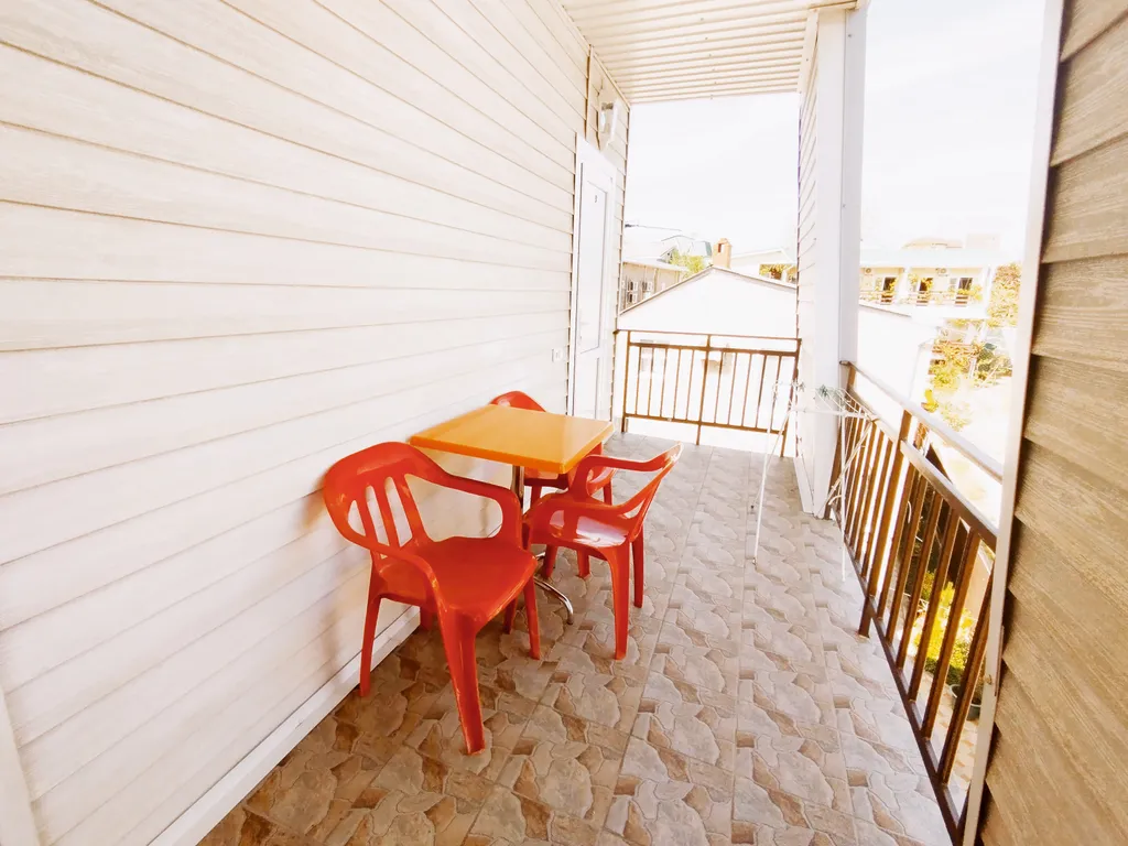 Студия с кухней удобствами балконом, 7 минут до моря