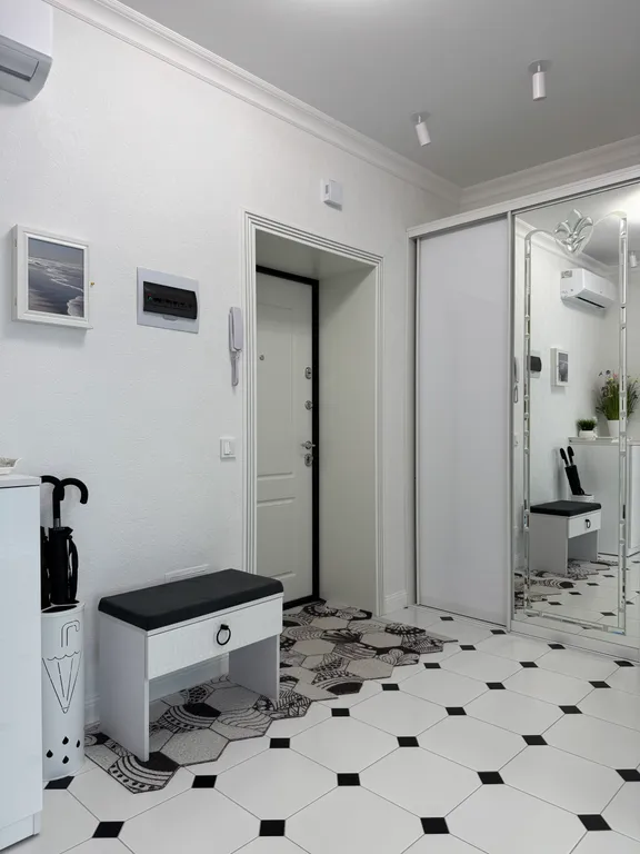 Новая белоснежная квартира в современном ЖК