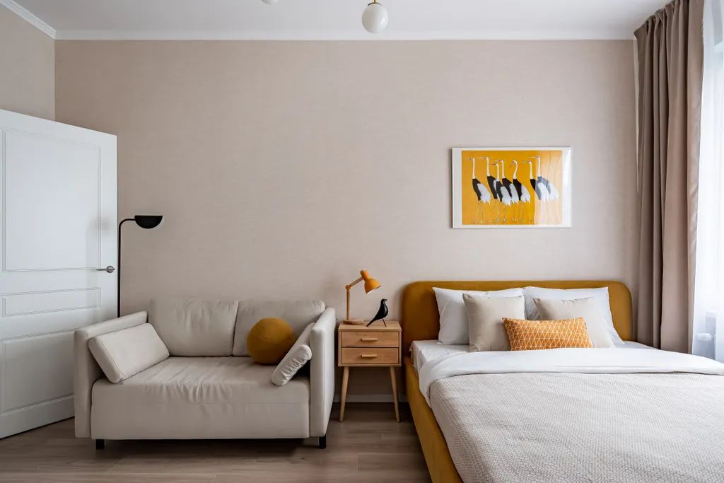 Квартира Квартира Медовая студия в ЖК Ясно Янино — Янино-1