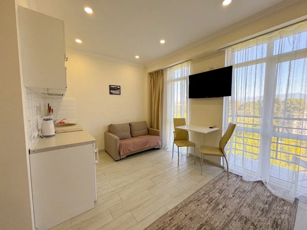 Квартира Квартира Студия с видом на горы и парк Южных культур — Сириус