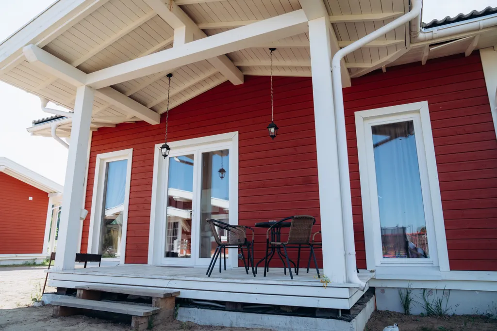 Уютный дом с террасой