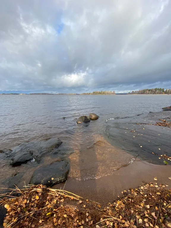 Коттедж Панорамный домик в стиле афрейм на Вуоксе — Кротово