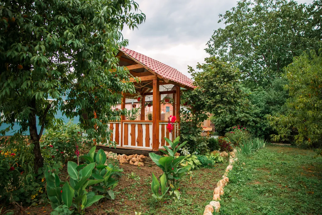 Гостевой дом с видом на сад и горы