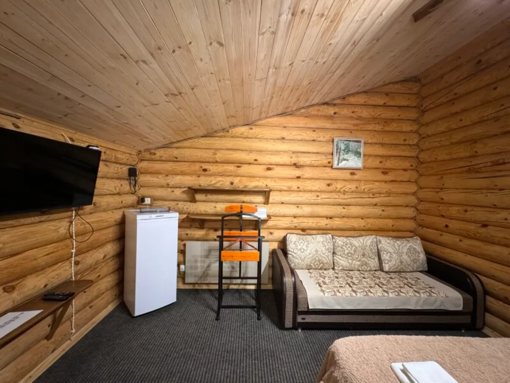 Коттедж Коттедж Шале-студия с двуспальной кроватью и раскладным диваном — Архыз