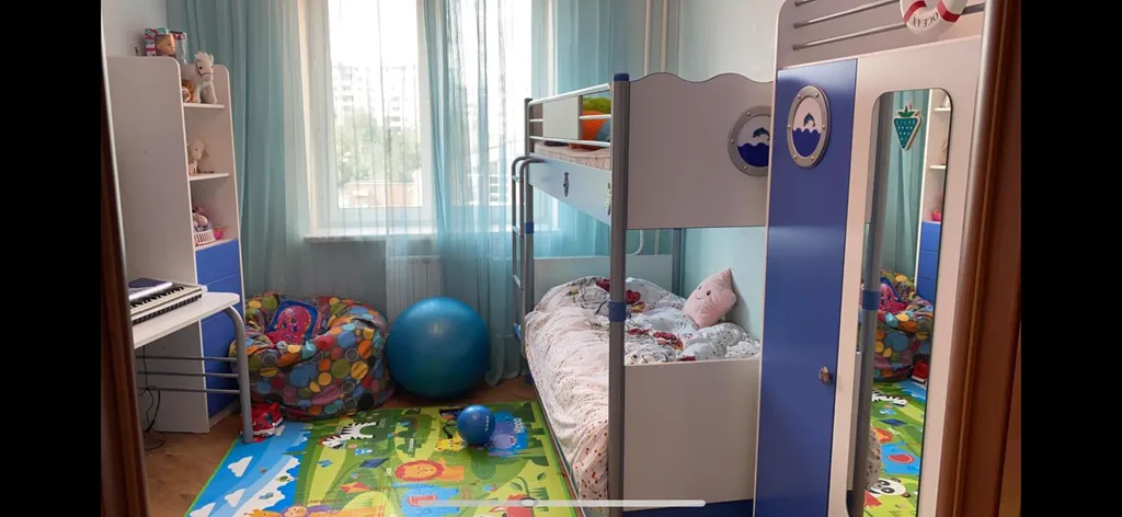 Большая 3-комнатная квартира рядом с Ареной Мытищи 2+2+1+1