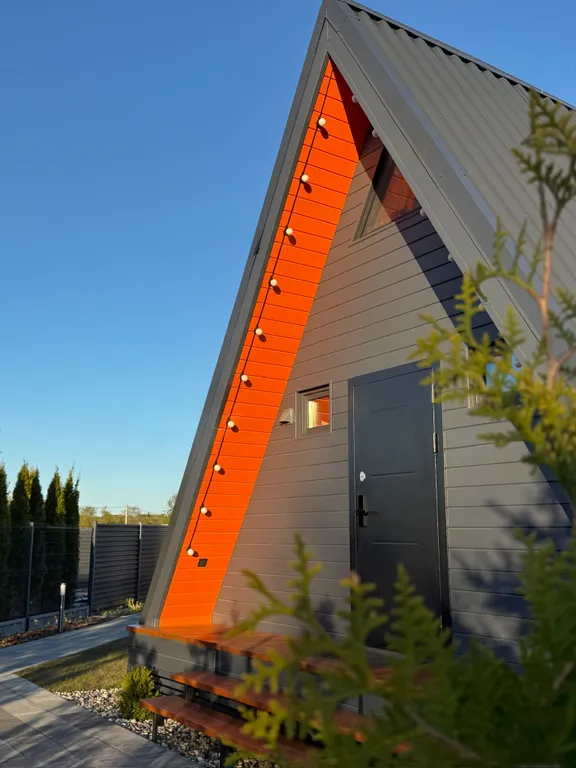 Стильный A-frame дом возле Балтийского побережья