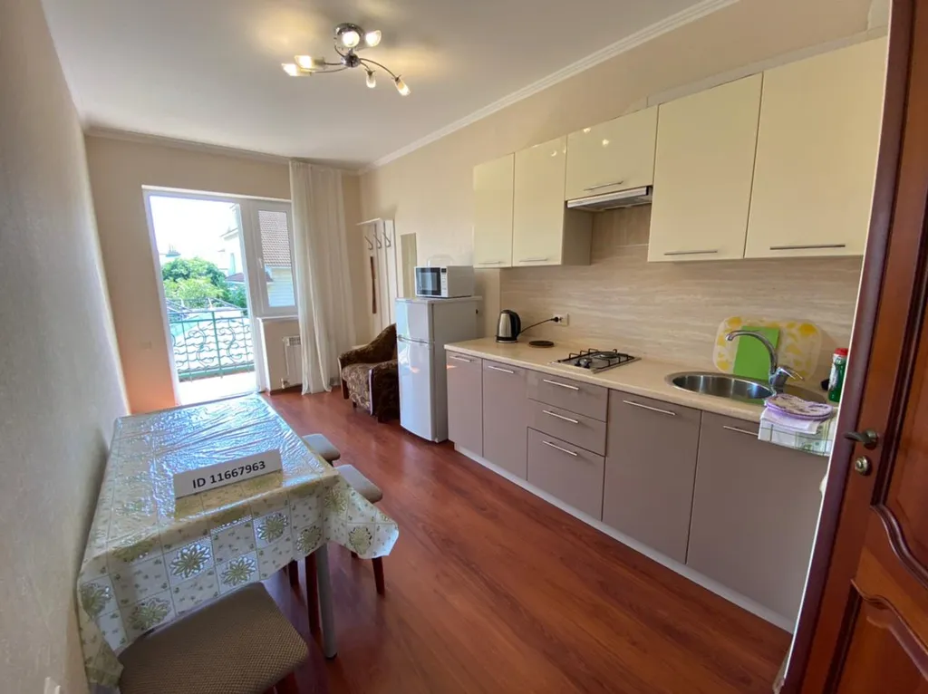 Номер в виде однокомнатной квартиры с кухней