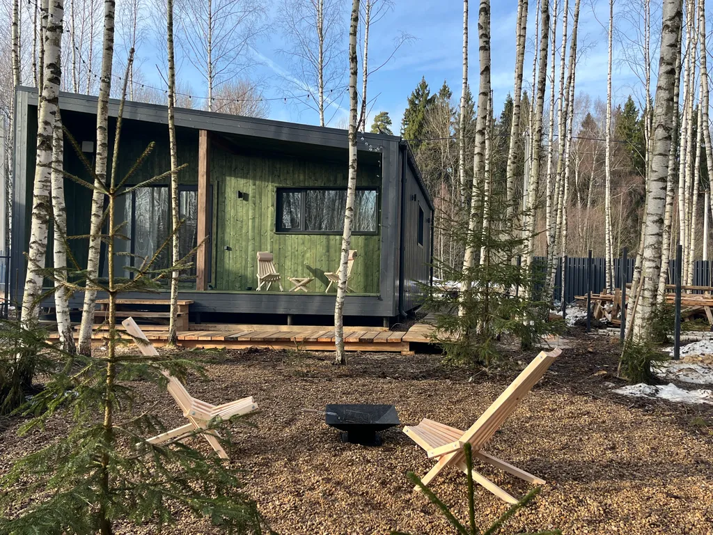 Новый стильный дом с сауной