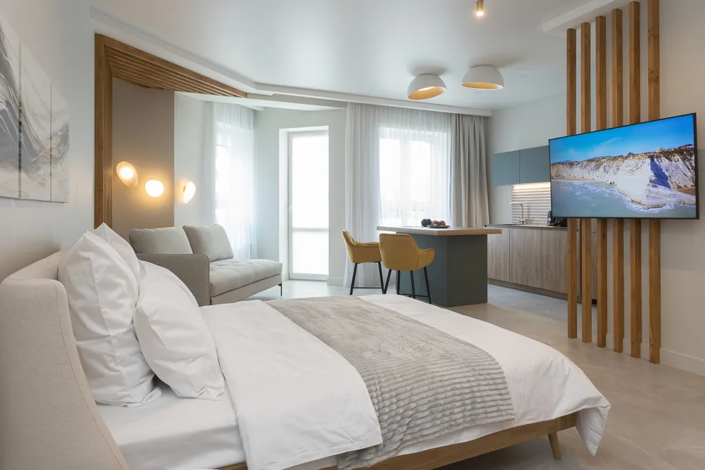 Квартира Люксовые апартаменты с боковым видом на Море — Зеленоградск