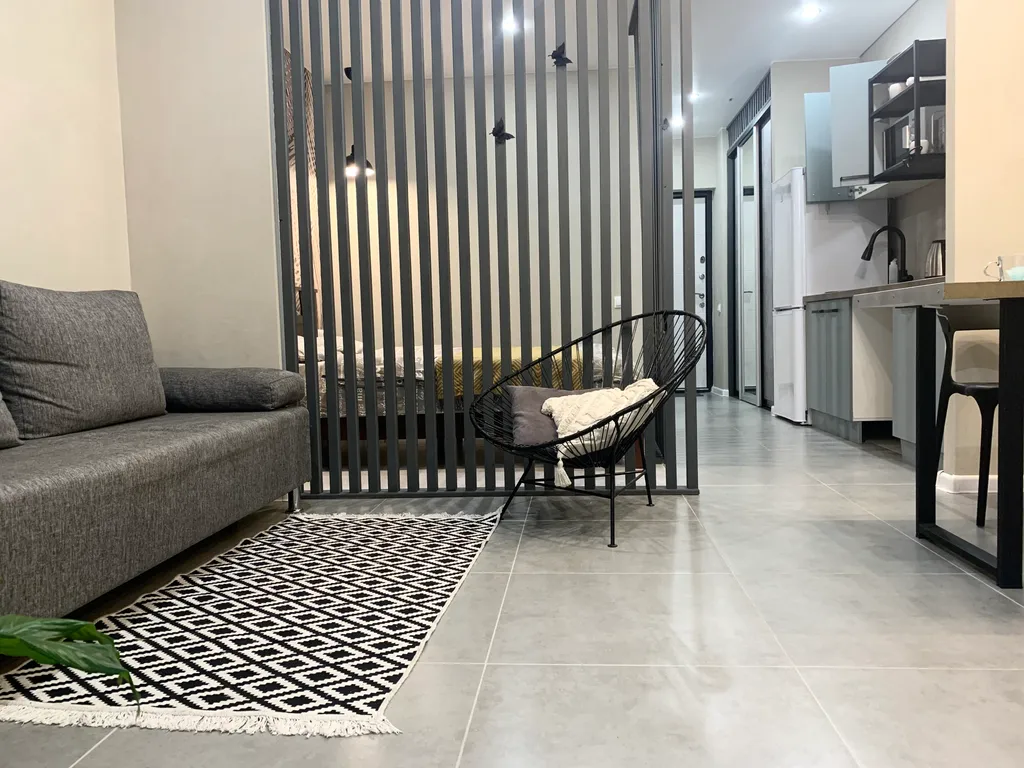 Стильные апартаменты в центре, панорамным видом на город