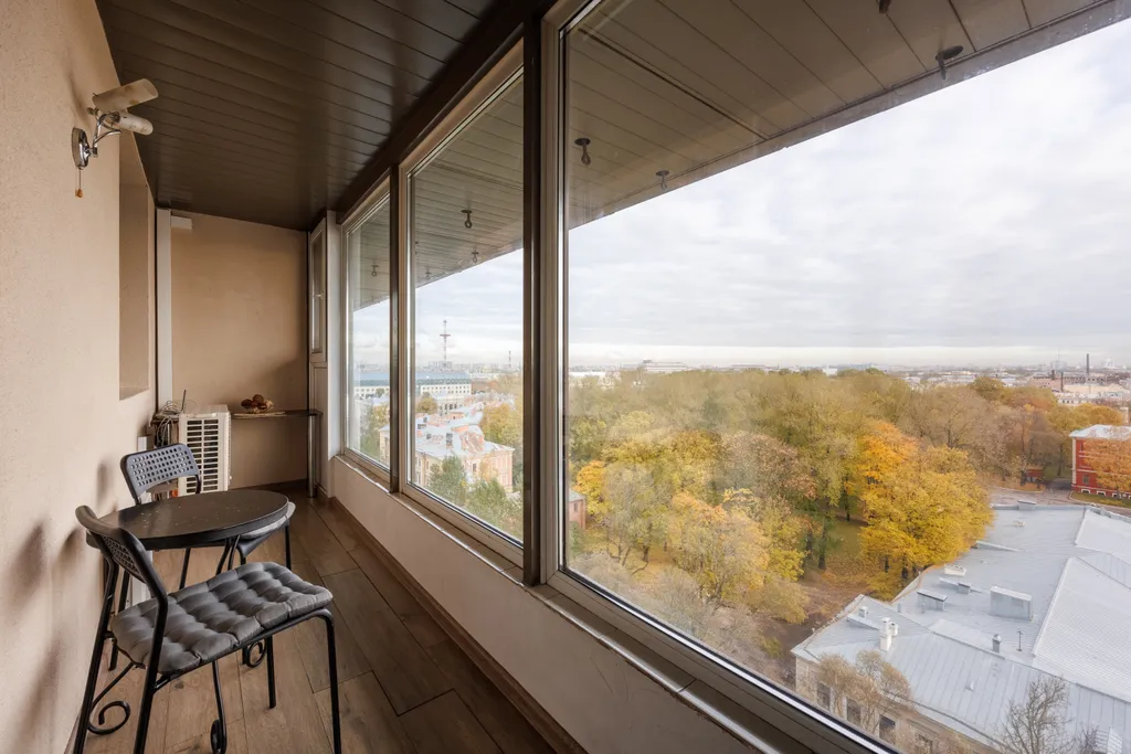 Sutki Rent c видом на Неву и город