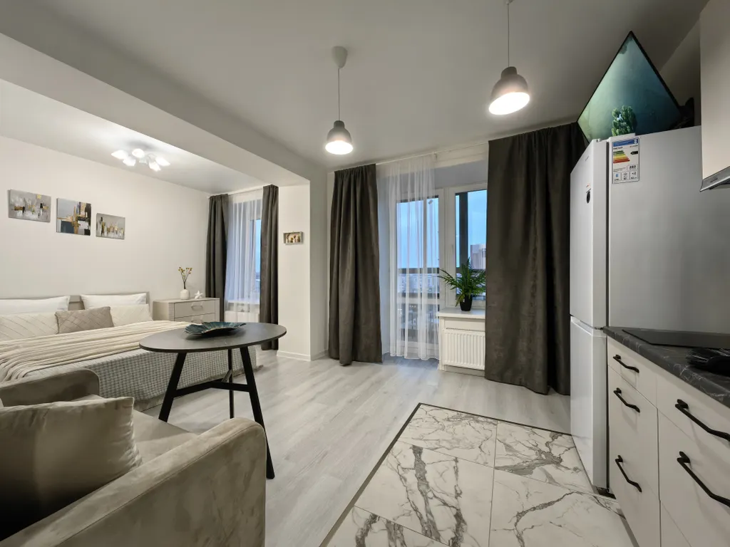 Центральное расположение и комфорт: 1-комнатная в ЖК "Квартал 100"