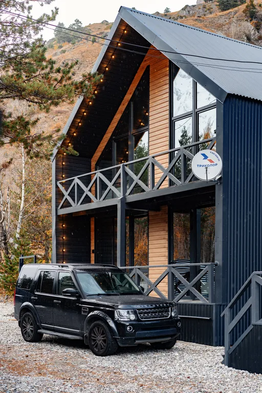 Коттедж Двухэтажный Barnhouse у реки Гарабаши с видом на горы — аренда посуточно в Терскол