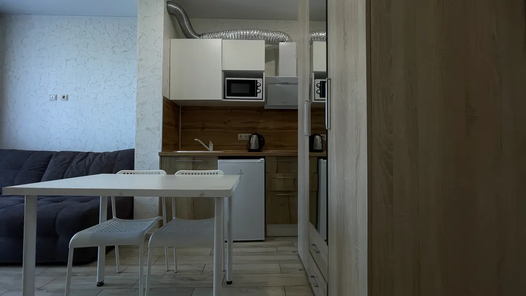 Уютная студия с видом на море