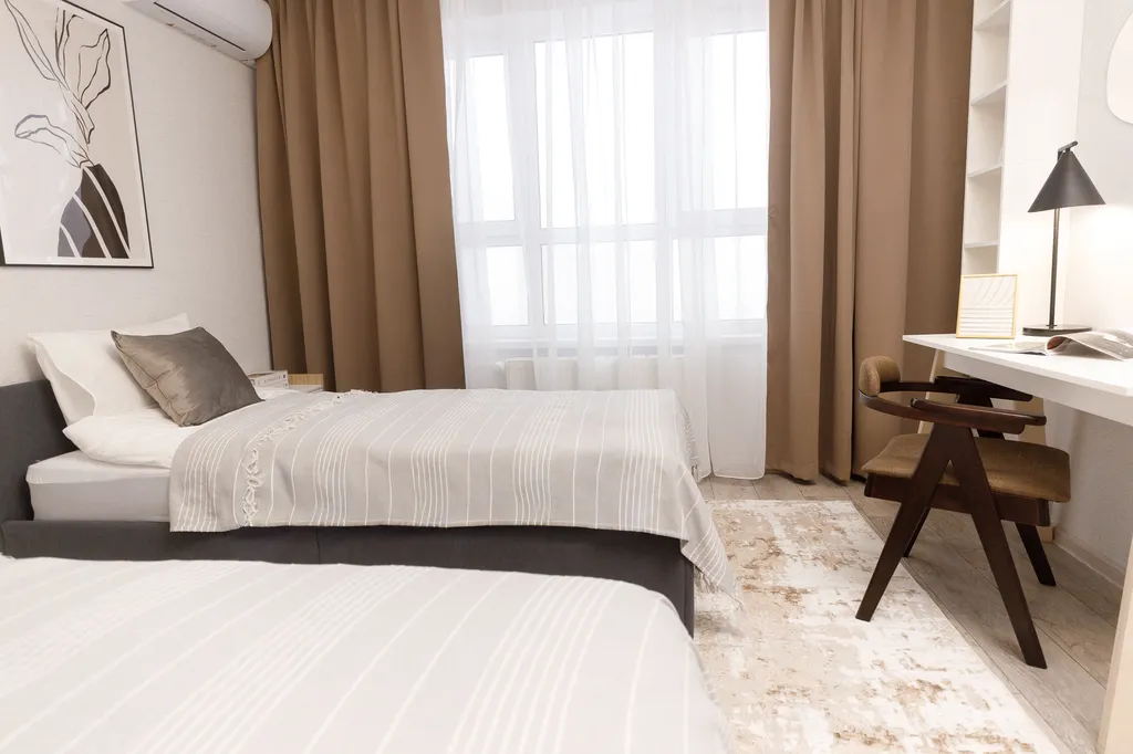 Стильная двухкомнатная квартира в новостройке