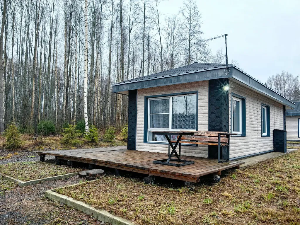 Дом вблизи озера в Карелии