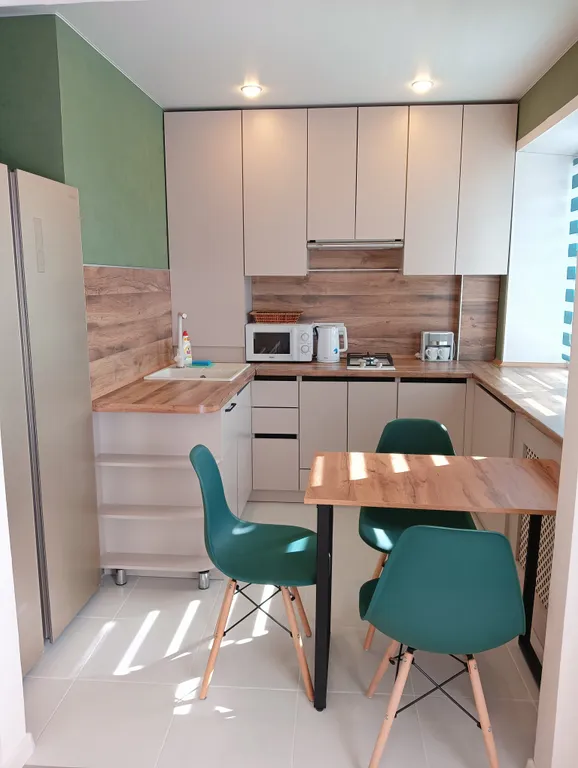 Двухкомнатная квартира в центре города с потрясающим видом из окна