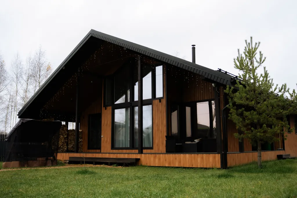 Дом шале с сауной