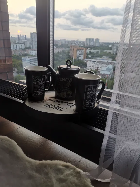 Квартира Квартира Уютная видовая студия возле метро и МЦК — Москва