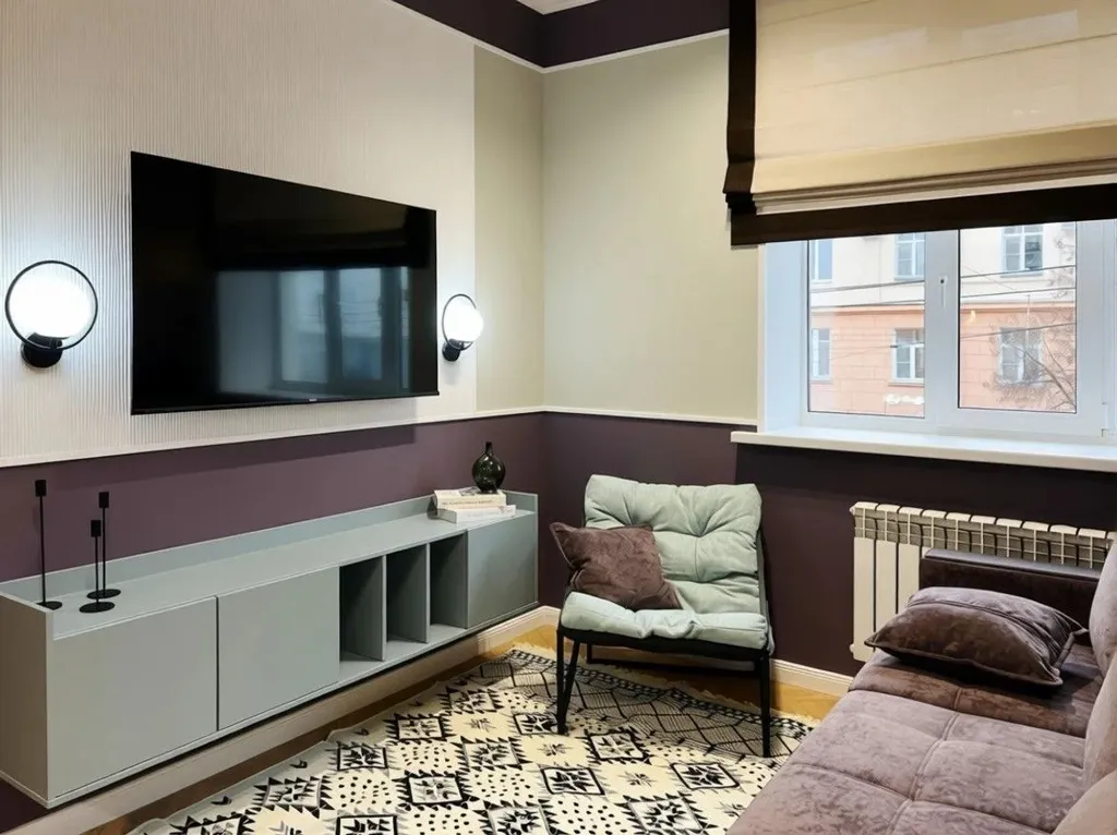 Просторная квартира с современным дизайнерским ремонтом