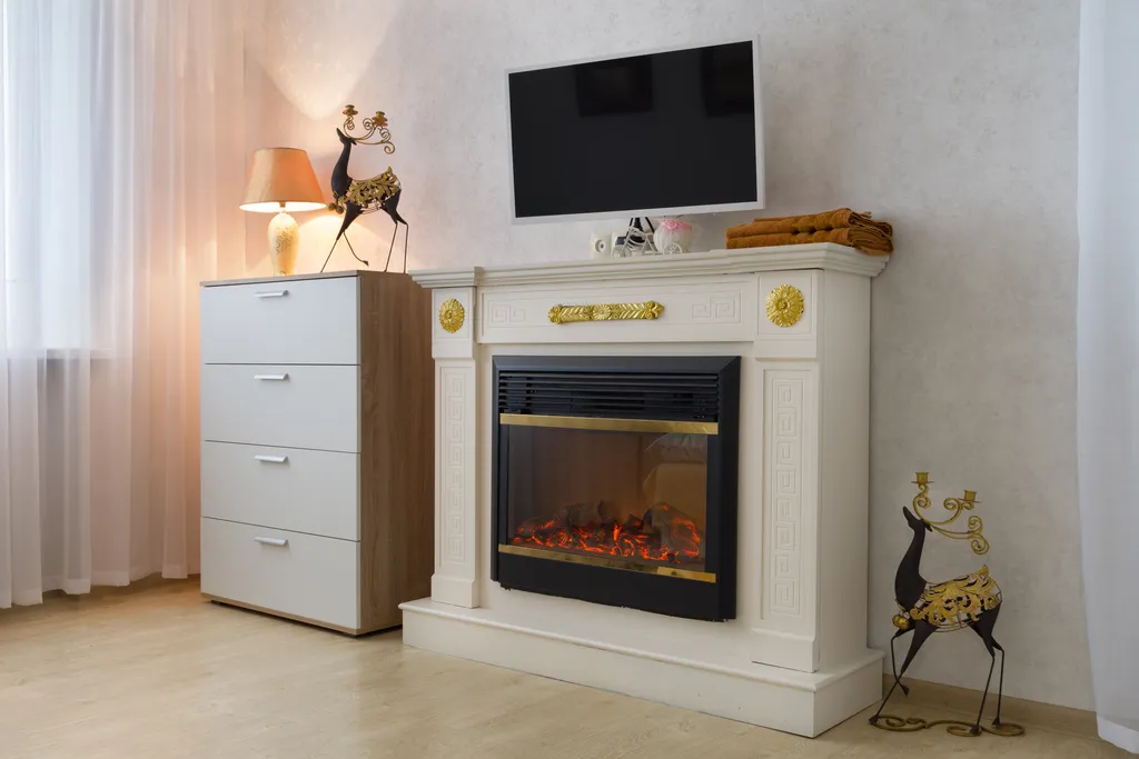 Уютная квартира с камином