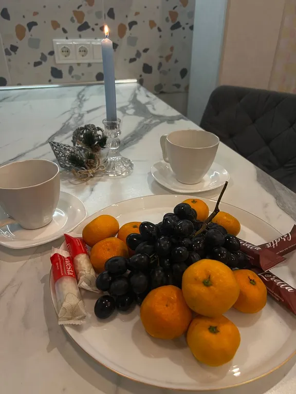 Уютная евродвушка с видом на море, горы и парк Ривьера