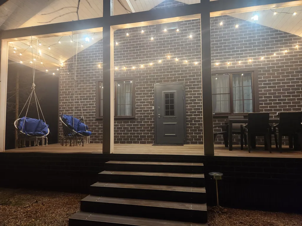 Коттедж Коттедж в Forest House с сауной в лесу — Никулино