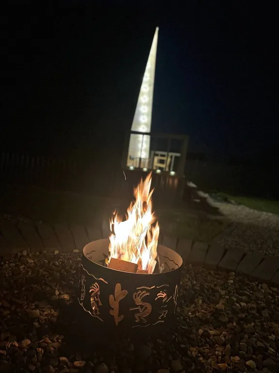 Уютный а-фрейм в деревне