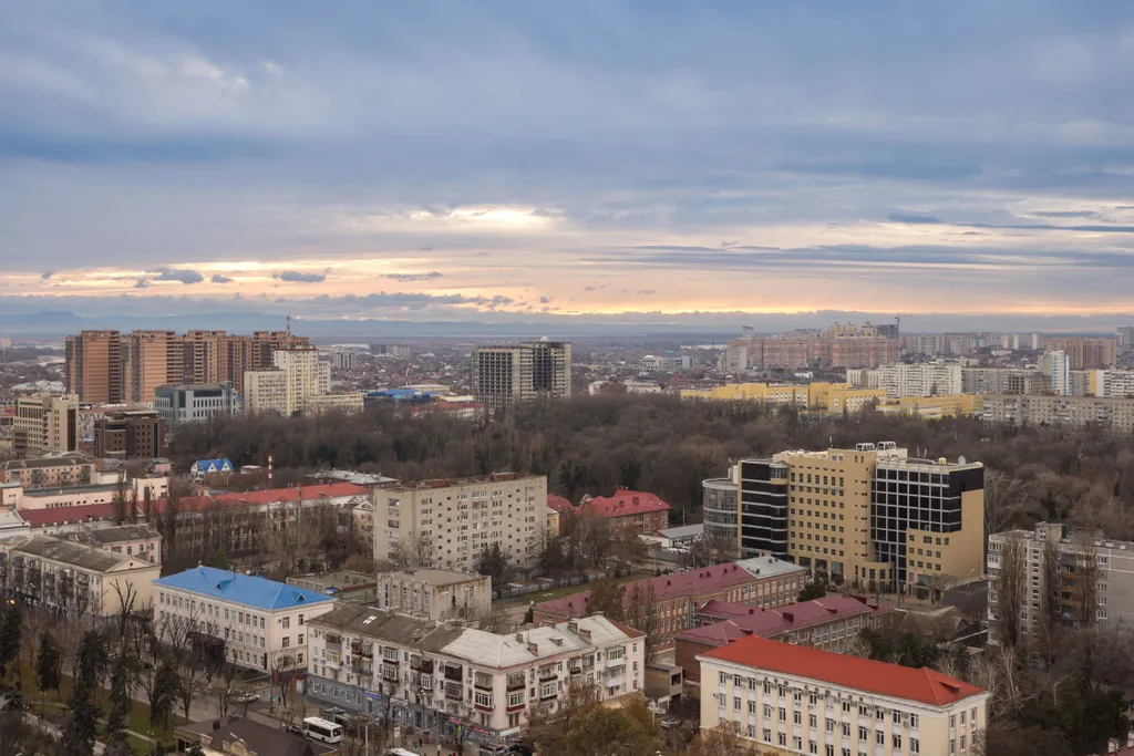 Квартира Квартира 24 этаж, панорама города и гор, жк «большой», бесконтактно 24/7 — Краснодар