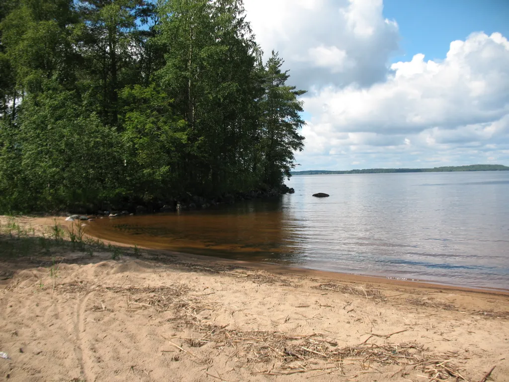 Дом на Сямозере у пляжа 1