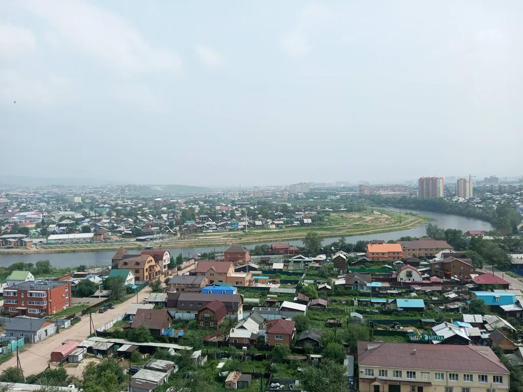 Уютная студия с видом на реку