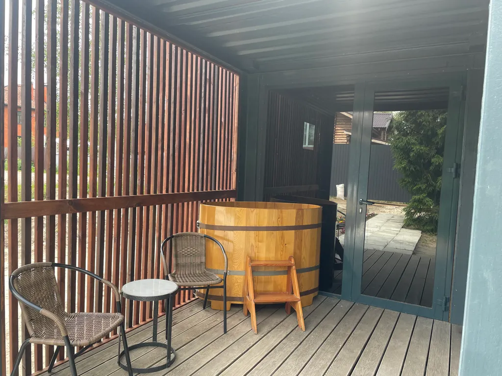 Коттедж Модульный дом с русской баней в двух шагах от озера — Павловский Посад