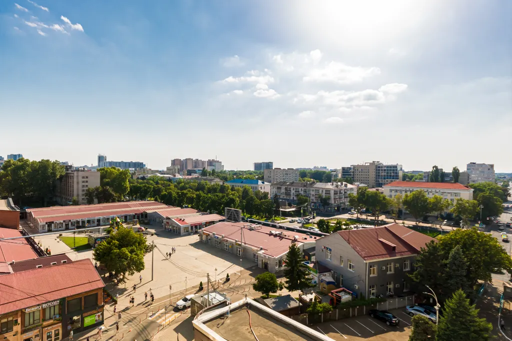 Квартира Квартира Lounge зона с видом на красную, тц в доме, паркинг, комфорт, 24/7 — Краснодар