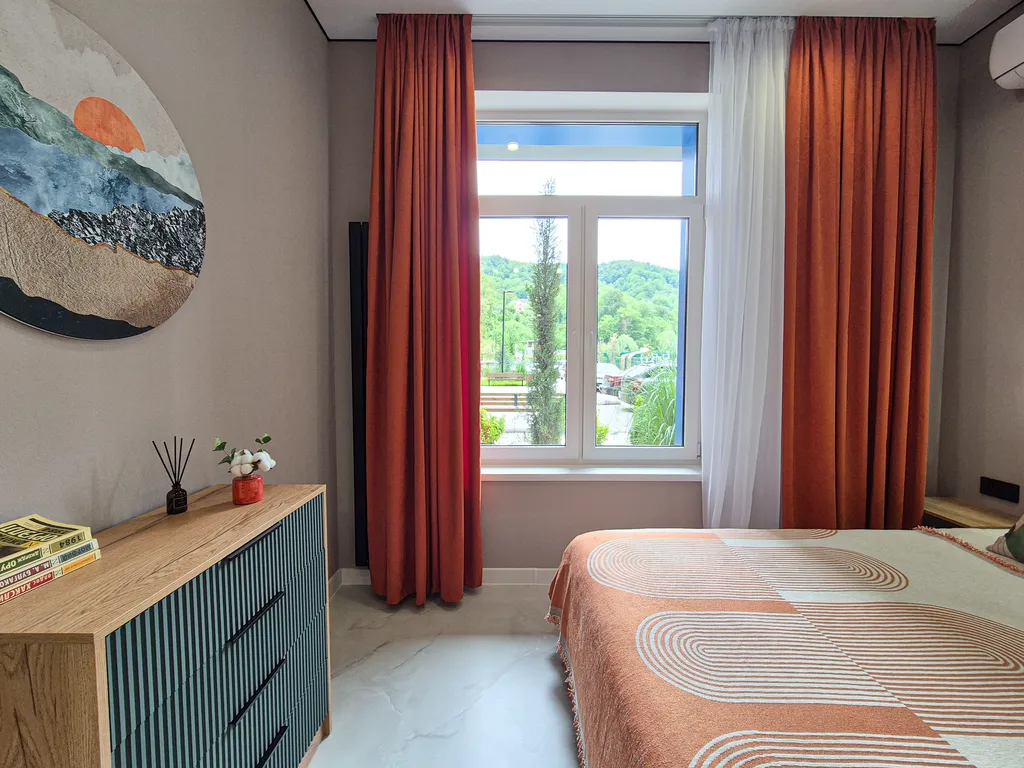 Летняя студия с дизайнерским ремонтом