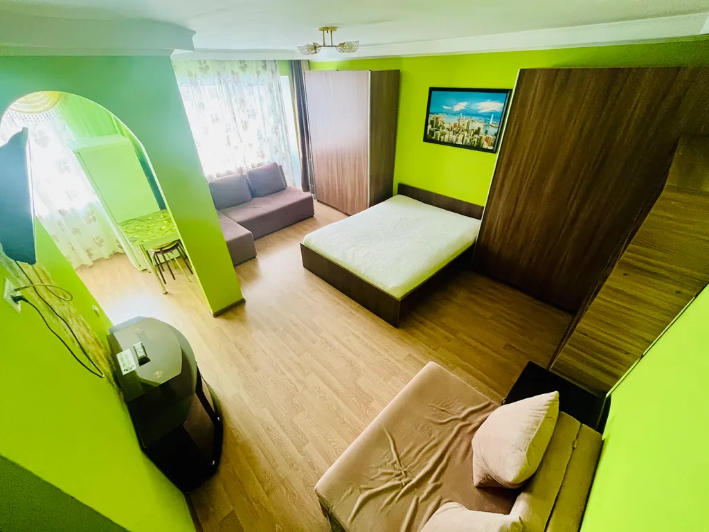 Уютная однокомнатная квартира с тремя раздельными спальными местами