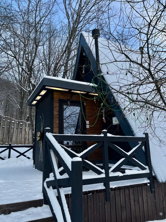 Коттедж Домик в стиле a-frame — Аша