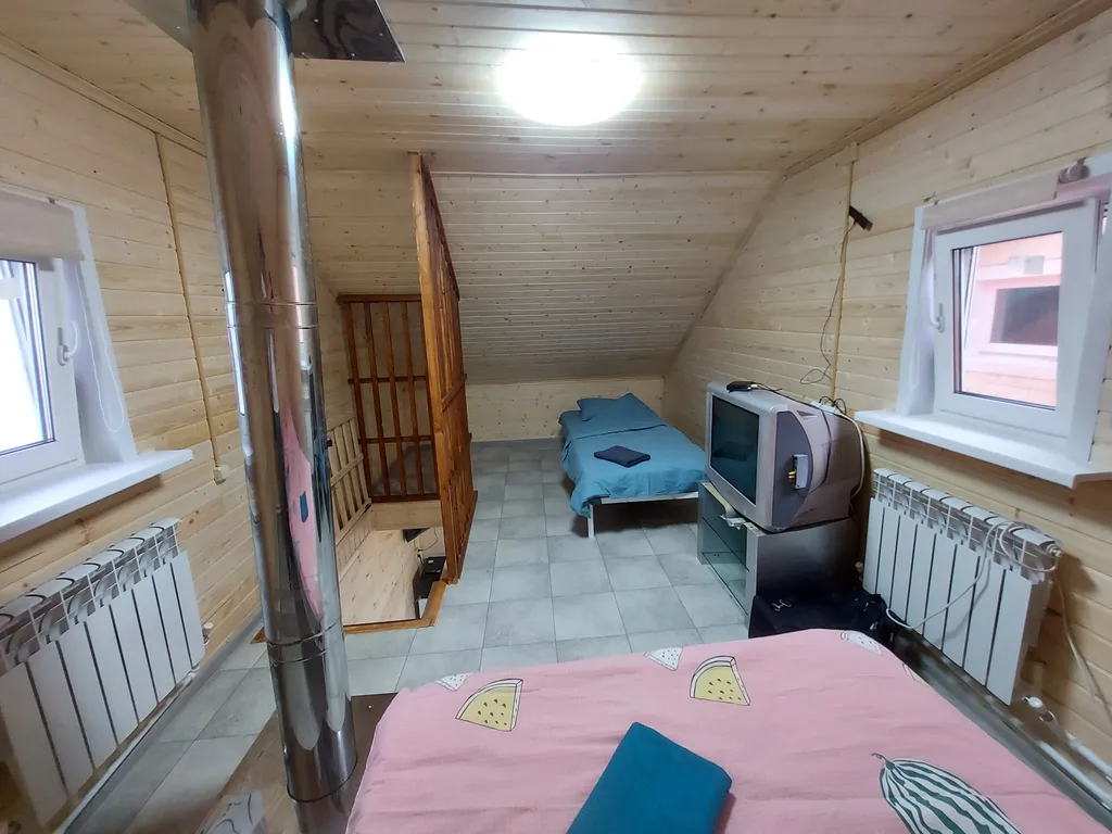 Новейший домик с банькой на дровах недалеко от центра