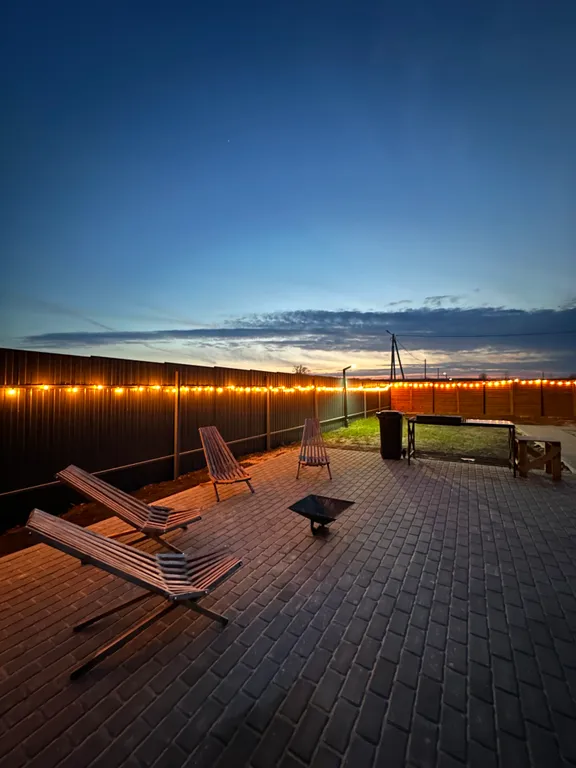 Красивый барнхаус с баней на приватной территории