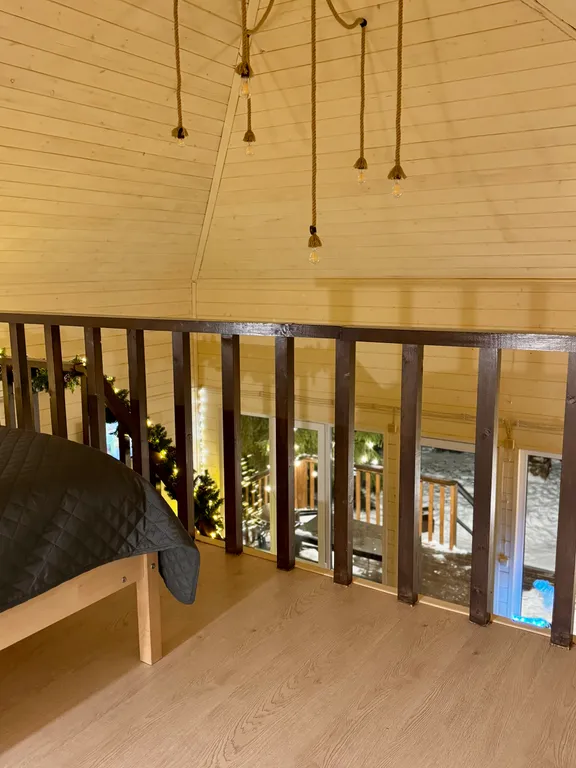 Дом в елях с финской сауной