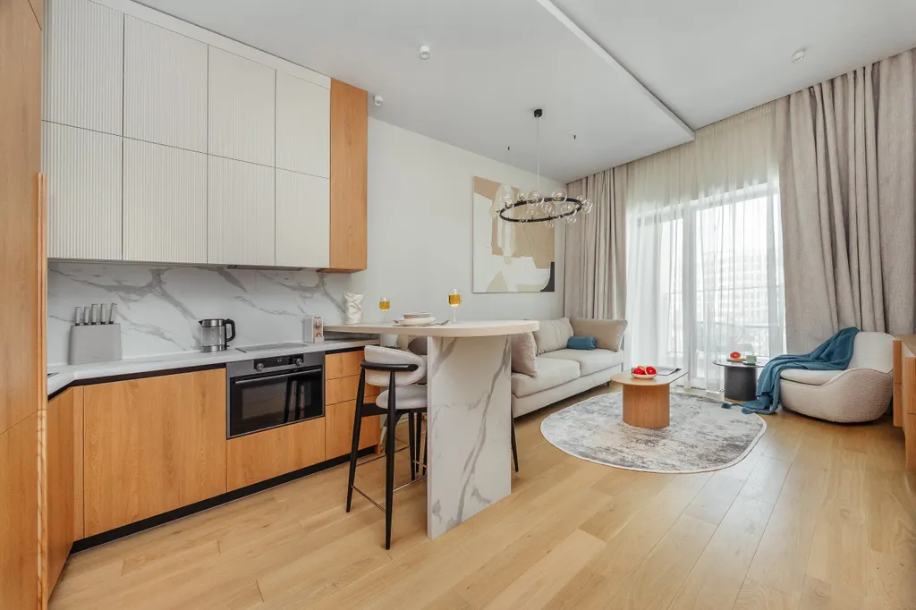 Квартира с 1й спальней - majesty4