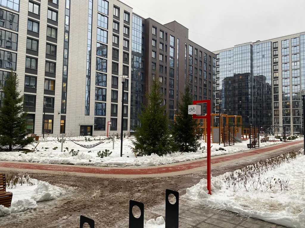 Квартира Квартира Уютная студия рядом с парком — Санкт-Петербург