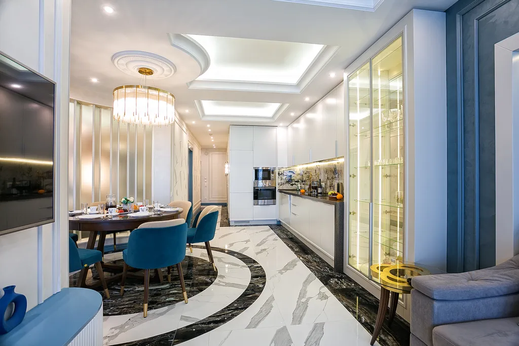 Апартамент с панорамой на море с террасой и 2 санузлами