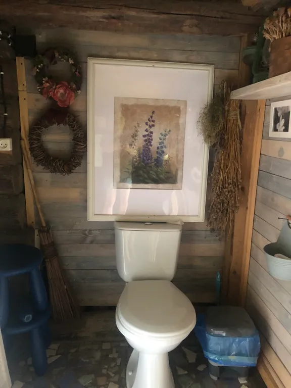 Маленький дом увитый виноградом