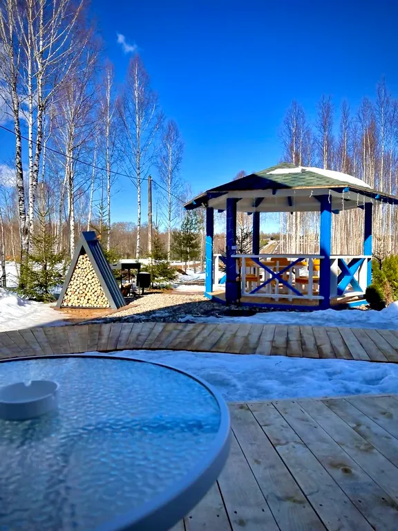 Уютный A-Frame в лесном массиве на берегу реки